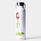 Bouteille D'eau Lady Golfer (Avant)