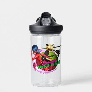 Bouteille D'eau Ladybug & Cat Noir Ensemble plus fort