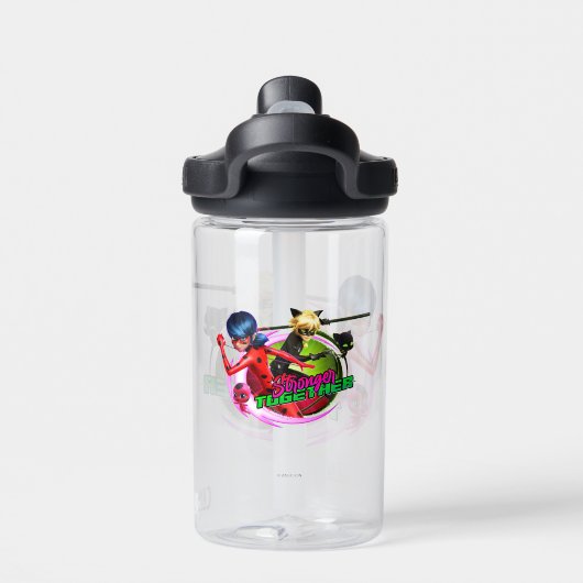 Bouteille D'eau Ladybug & Cat Noir | Ensemble plus fort (Salle de sport)