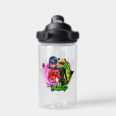 Bouteille D'eau Ladybug & Cat Noir | Lucky & Charming (Salle de sport)