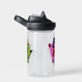 Bouteille D'eau Ladybug & Cat Noir | Lucky & Charming (Arrière Complet)