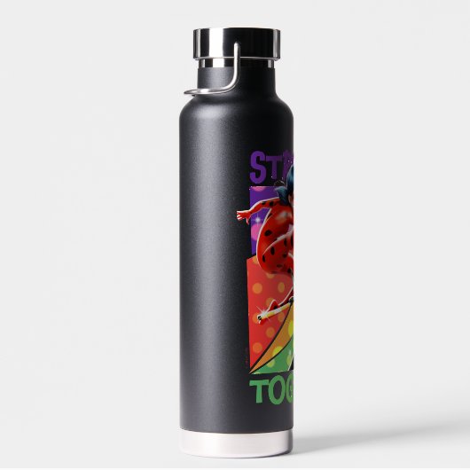 Bouteille D'eau Ladybug & Rena Rouge | Ensemble plus fort (Plage)