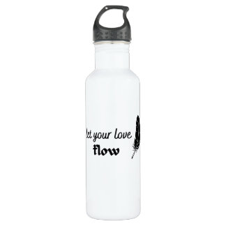 Bouteille D'eau Laissez votre flux d'amour