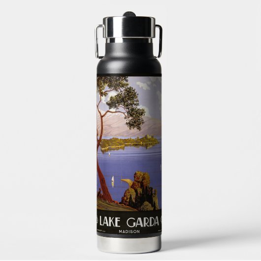 Bouteille D'eau Lake Garda Italie nom personnalisé (Salle de sport)