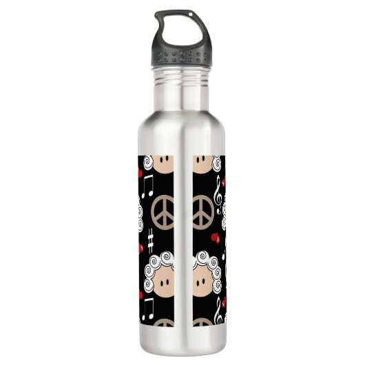 Bouteille D'eau L'amour Beethoven BPA de paix libèrent (Dos)