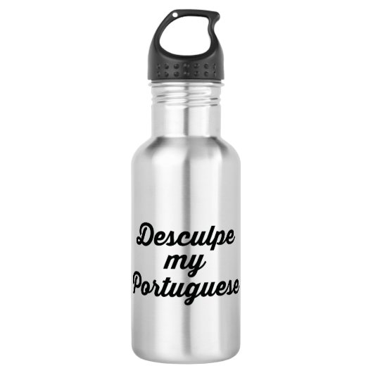 BOUTEILLE D'EAU LANGUE PORTUGAISE (Devant)
