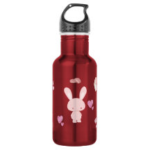 Lapin au Lait de Fraise Rose Pâle Mignon