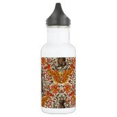 Bouteille D'eau Lapin d'automne sur blanc (Gauche)