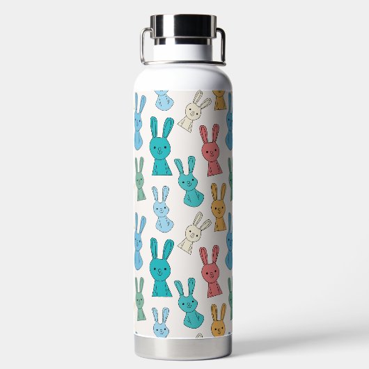 Bouteille D'eau Lapin de Pâques (Plage)