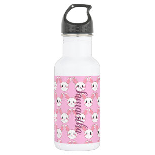 Bouteille D'eau Lapin Lapin Fluffé Rose Moderne
