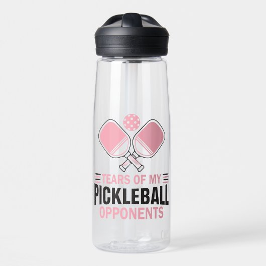 Bouteille D'eau Larmes de mes adversaires de Pickleball (Avant)