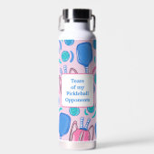 Bouteille D'eau Larmes de mes adversaires de Pickleball Pickleball (Avant)