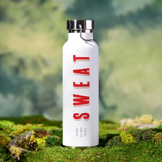 Bouteille D'eau Larmes en sueur (Extérieur (pivotée))