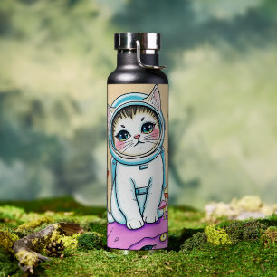 Bouteille D'eau L'astronaute Cat Dreams Water Bottle
