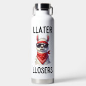 BOUTEILLE D'EAU LATER LASERS LAMA AVEC LUNETTES DE SOLEIL (Avant)