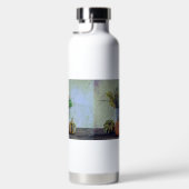 Bouteille D'eau L'automne encore la vie avec citrouilles, fleurs (Droite)