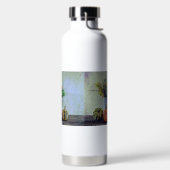 Bouteille D'eau L'automne encore la vie avec citrouilles, fleurs (Droite)