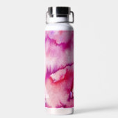 Bouteille D'eau Lavage magenta aquarelle (Arrière)