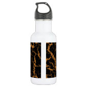 Bouteille D'eau Lave de l'espace fissuré - Bronze (Dos)