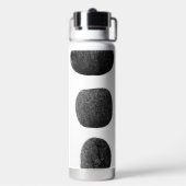 Bouteille D'eau Lave noire Jeu vertical (Arrière)