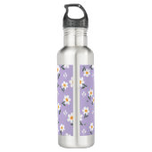 Bouteille D'eau Lavender Daisy Floral Pattern  (Dos)