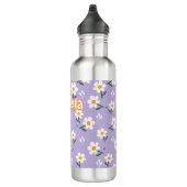Bouteille D'eau Lavender Daisy Floral Pattern  (Droite)