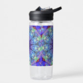 Bouteille D'eau Lavender Starburst Mandala Water Bottle (Gauche)