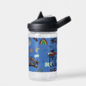 Bouteille D'eau L'aviation colorée amusante (Gauche)