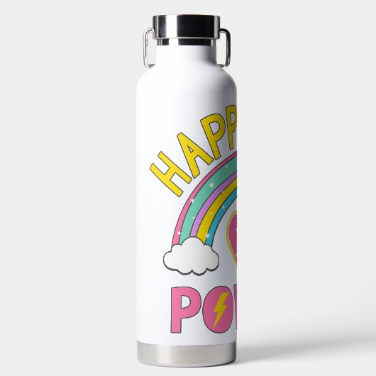 Bouteille D'eau Le bonheur est Power Rainbow (Avant)