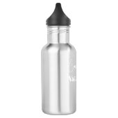Bouteille D'eau le café est mon valentin (Gauche)