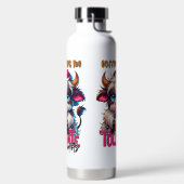 Bouteille D'eau Le café m'aide à tolérer les idiots (Droite)