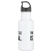 Bouteille D'eau Le câlin est vrai (Dos)