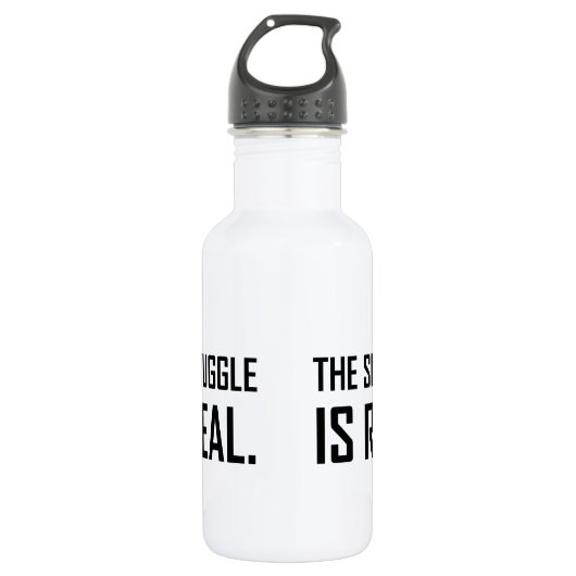 Bouteille D'eau Le câlin est vrai (Devant)