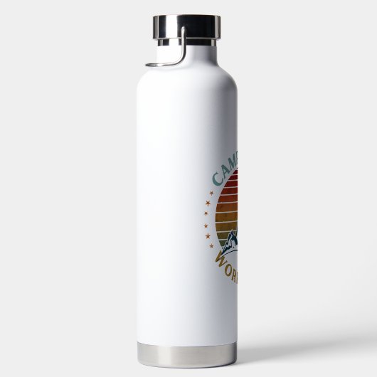 BOUTEILLE D'EAU LE CAMP S'INQUIÈTE MOINS (Droite)