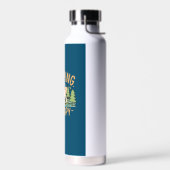 Bouteille D'eau Le Camping Est Ma Thérapie (Gauche)