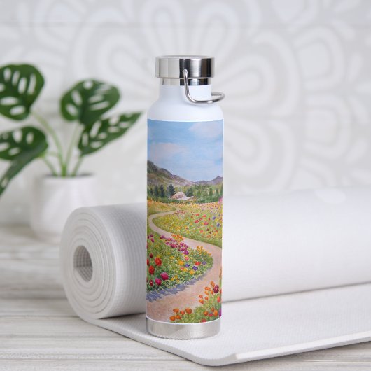 Bouteille D'eau Le chemin coloré (Yoga)