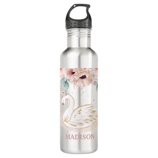 Bouteille D'eau Le Chic Swan Princess Rose Floral (Devant)