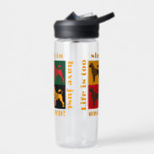 Bouteille D'eau Le chien d'eau portugais intelligent (Gauche)