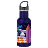 Bouteille D'eau Le chien regarde à travers le télescope (Devant)