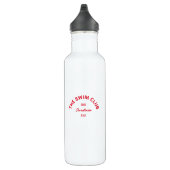 Bouteille D'eau Le club de natation Red Custom Crest (Droite)