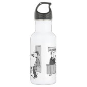 Bouteille D'eau Le comptable a un client avec la banque Giant Pigg (Devant)