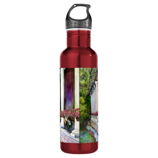 Bouteille D'eau Le confort est l'ennemi du progrès (Devant)