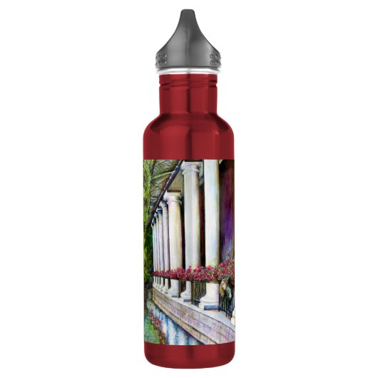 Bouteille D'eau Le confort est l'ennemi du progrès (Gauche)