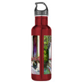 Bouteille D'eau Le confort est l'ennemi du progrès (Dos)