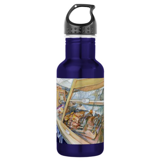 Bouteille D'eau Le côté ensoleillé de la folie (Devant)