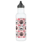 Bouteille D'eau Le crâne rose BPA libèrent (Droite)
