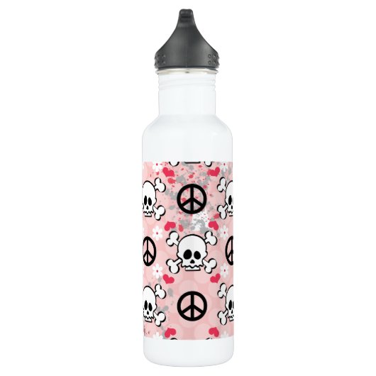 Bouteille D'eau Le crâne rose BPA libèrent (Droite)