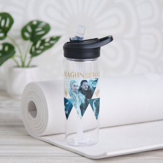 Bouteille D'eau Le Dragon et le Wolf Daenerys & Jon Graphic