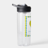 Bouteille D'eau Le drapeau ukrainien au design simple (Droite)