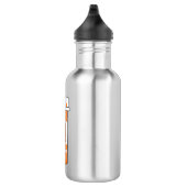 Bouteille D'eau Le hockey est ma drogue (Droite)